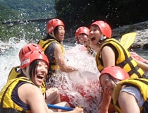 Splash of Hozu River!