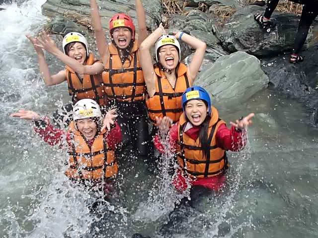 Not only rafting, try jumping!